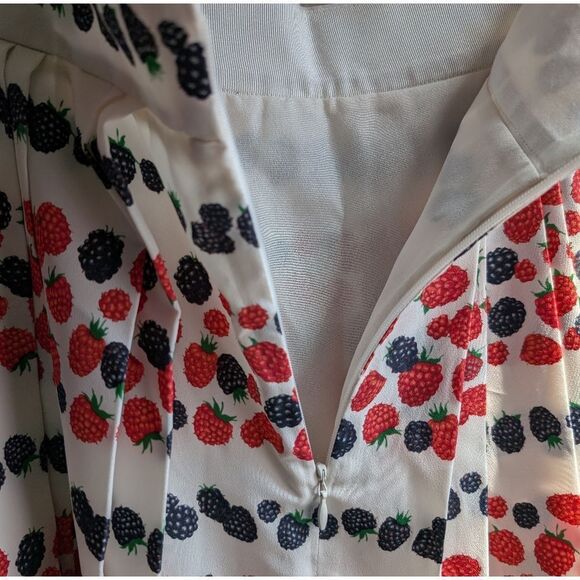 Jcrew Berry Pleated Skirt Size Tall 10 - Picture 12 of 16